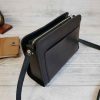 Leather crossbody bag women's