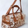 Hairon leather travel/duffle bag