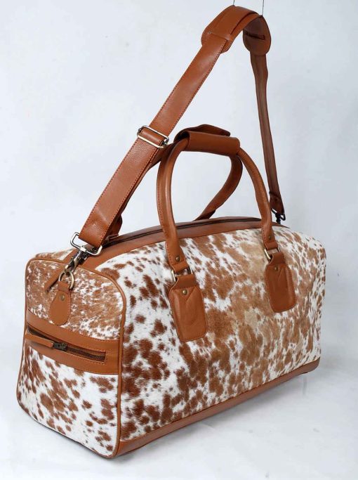 Hairon leather travel/duffle bag