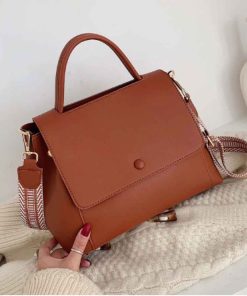 Brown Leather Handbag 