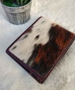 Men's Leather Wallet Hair-on