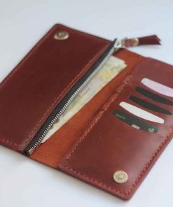 Man Long Leather Wallet