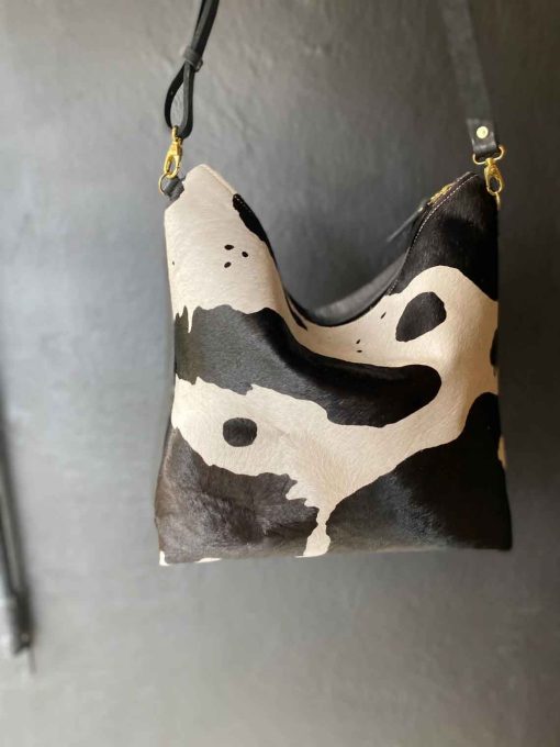 Hair-on Hide Cow Leather Bag
