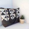 Triangle Print Bag