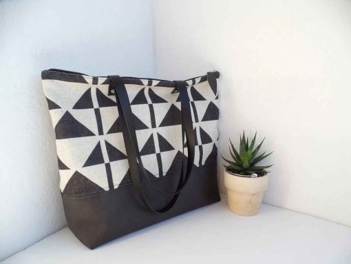 Triangle Print Bag