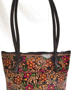 Painted Leather Bag